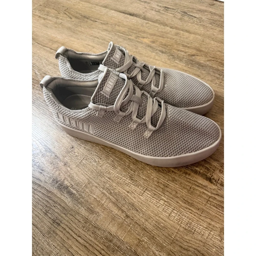 NOBULL Knit Runner Grey Training Sneakers Mens Size 14 EUC